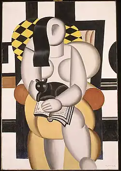 Woman with a Cat, 1921, oil on canvas, 130.8 × 90.5&nbsp;cm, Metropolitan Museum of Art