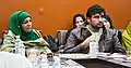 Razia Baloch (right), member of the Helmand Provincial Council.