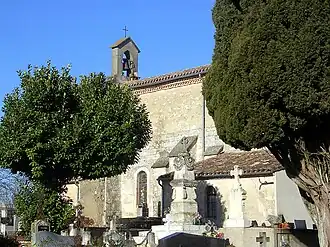 The church in Xaintrailles