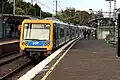 X'Trapolis train on a Belgrave-bound service departs Platform 2, August 2024