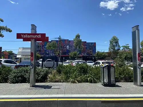 Light rail stop