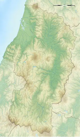 Mount Gassan is located in Yamagata Prefecture