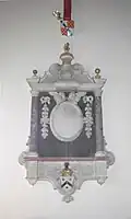 Monument to Elizabeth Mordant (or Mordaunt) (died 1706), daughter of the 2nd Earl of Peterborough