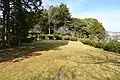 View of the front from the rear mound