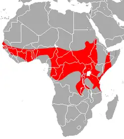 Map of range