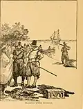 Trading with Indians (1898), etching
