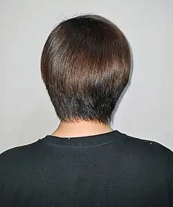 Medium brown hair