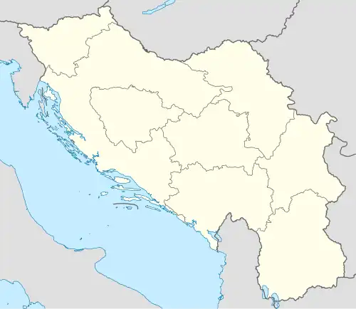 1930 Yugoslav Football Championship is located in Yugoslavia (1939–1941)