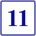 Yukon Highway 11 marker