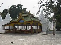 A zayat on the southeast terrace of Kuthodaw