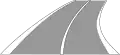 Sign 295 Solid line and edge line markings