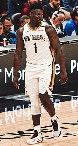 Zion taking the Field