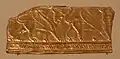 Golden plaque