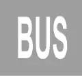 P-22 "BUS" (Text confirming bus lane)