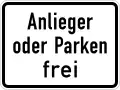 Residents or Resident's Visitors Parking Only