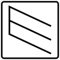 Park (pull in diagonally)