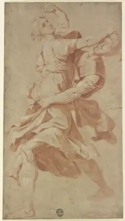 Two figures from the Rape of the Sabine Women (Städel)