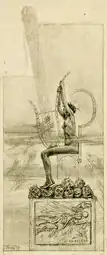 Frontispiece for Poésies by Mallarmé, The Lyre (1895) etching & drypoint (23 x 16&nbsp;cm) L.A. Co. Museum