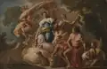 Juno (Hera) commits Io to Argus Panoptes by Francesco de Mura (1740–1750) at Museum of Modern and Contemporary Art of Trento and Rovereto, Italy
