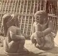 Sculptures at Gaprang in Kediri Kingdom