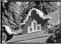 Detail of the center gable