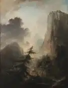 "Romantic Landscape with Spruce" (1768–1780)