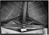 Detail of auditorium ceiling structural system
