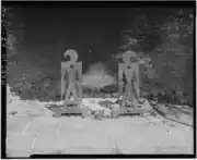 Fireplace andirons