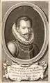 Alexander Farnese in a 1727 engraving