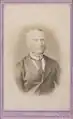 Frederick H. Coldrey (c. early 1870s) Carte de Visite portrait of a man.