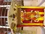 The offering table where 'aarti' is placed