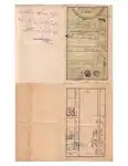 Ottoman official Document of retirement to L'emir Ahmad Harfouche.