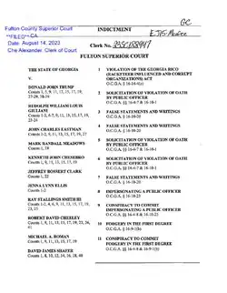 The indictment