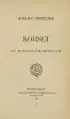 Cover of Obstfelder's Korset