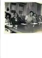 F. C. O. Coker sitting right og Col. Mobolaji Johnson